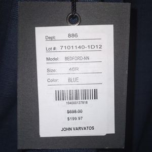 John Varvatos suit